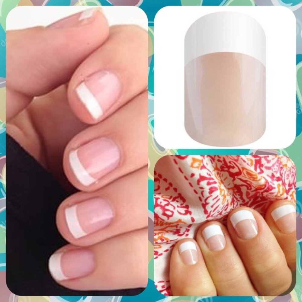 Jamberry Full Sheet White Tip Long